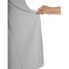imageLock and Love Womens Pleated Wide Leg Palazzo Maxi Pants with Drawstring or Elastic BandWb1795grey