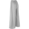 imageLock and Love Womens Pleated Wide Leg Palazzo Maxi Pants with Drawstring or Elastic BandWb1795grey