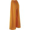 imageLock and Love Womens Pleated Wide Leg Palazzo Maxi Pants with Drawstring or Elastic BandWb1795mustard