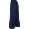 imageLock and Love Womens Pleated Wide Leg Palazzo Maxi Pants with Drawstring or Elastic BandWb1795navy