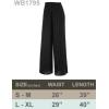 imageLock and Love Womens Pleated Wide Leg Palazzo Maxi Pants with Drawstring or Elastic BandWb1795navy