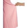 imageLock and Love Womens Pleated Wide Leg Palazzo Maxi Pants with Drawstring or Elastic BandWb1795pink