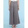 imageLock and Love Womens Washed Linen Casual Loose Wide Leg Pants Pocket Pant with Draw StringWb2283grey