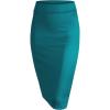 imageLL Womens Scuba Midi Skirt  Made in USAWb700jade