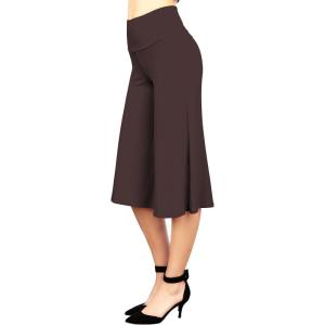 imageLL Womens Knit Culottes Pant  Made in USAWb876brown