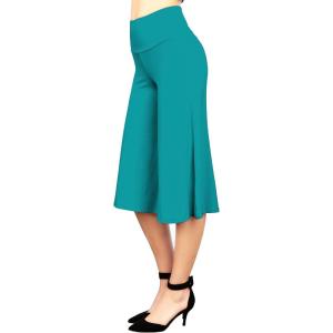 imageLL Womens Knit Culottes Pant  Made in USAWb876jade