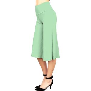 imageLL Womens Knit Culottes Pant  Made in USAWb876mint