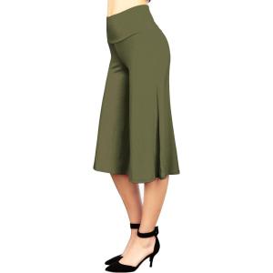 imageLL Womens Knit Culottes Pant  Made in USAWb876olive