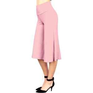 imageLL Womens Knit Culottes Pant  Made in USAWb876pink