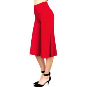 imageLL Womens Knit Culottes Pant  Made in USAWb876red