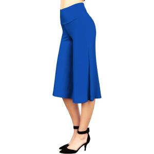 imageLL Womens Knit Culottes Pant  Made in USAWb876royalbrite