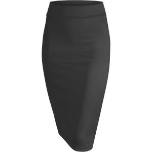 imageLL Womens Scuba Midi Skirt  Made in USAWb700charcoal