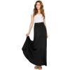 imageLock and Love Womens Casual Comfy Stylish High Waist Flare Long Maxi Skirt  Available in Print ampamp Solid OptionsWb1434black
