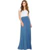 imageLock and Love Womens Casual Comfy Stylish High Waist Flare Long Maxi Skirt  Available in Print ampamp Solid OptionsWb1434denim