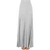 imageLock and Love Womens Casual Comfy Stylish High Waist Flare Long Maxi Skirt  Available in Print ampamp Solid OptionsWb1434heathergrey