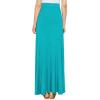 imageLock and Love Womens Casual Comfy Stylish High Waist Flare Long Maxi Skirt  Available in Print ampamp Solid OptionsWb1434jade