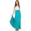 imageLock and Love Womens Casual Comfy Stylish High Waist Flare Long Maxi Skirt  Available in Print ampamp Solid OptionsWb1434jade