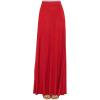 imageLock and Love Womens Casual Comfy Stylish High Waist Flare Long Maxi Skirt  Available in Print ampamp Solid OptionsWb1434red