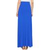 imageLock and Love Womens Casual Comfy Stylish High Waist Flare Long Maxi Skirt  Available in Print ampamp Solid OptionsWb1434royalbrite