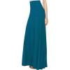 imageLock and Love Womens Casual Comfy Stylish High Waist Flare Long Maxi Skirt  Available in Print ampamp Solid OptionsWb1434teal