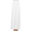 imageLock and Love Womens Casual Comfy Stylish High Waist Flare Long Maxi Skirt  Available in Print ampamp Solid OptionsWb1434white