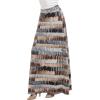 imageLock and Love Womens Casual Comfy Stylish High Waist Flare Long Maxi Skirt  Available in Print ampamp Solid OptionsWb1448blackbrown