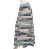 imageLock and Love Womens Casual Comfy Stylish High Waist Flare Long Maxi Skirt  Available in Print ampamp Solid OptionsWb1448tealbrown
