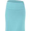 imageLock and Love Womens Stylish Comfy Floor Length Flar Long Maxi SkirtWb296aqua