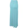 imageLock and Love Womens Stylish Comfy Floor Length Flar Long Maxi SkirtWb296aqua