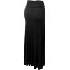 imageLock and Love Womens Stylish Comfy Floor Length Flar Long Maxi SkirtWb296black