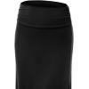 imageLock and Love Womens Stylish Comfy Floor Length Flar Long Maxi SkirtWb296black