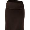 imageLock and Love Womens Stylish Comfy Floor Length Flar Long Maxi SkirtWb296brown