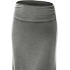 imageLock and Love Womens Stylish Comfy Floor Length Flar Long Maxi SkirtWb296heathergrey