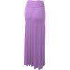 imageLock and Love Womens Stylish Comfy Floor Length Flar Long Maxi SkirtWb296lilac