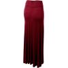 imageLock and Love Womens Stylish Comfy Floor Length Flar Long Maxi SkirtWb296merlot