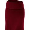 imageLock and Love Womens Stylish Comfy Floor Length Flar Long Maxi SkirtWb296merlot