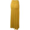 imageLock and Love Womens Stylish Comfy Floor Length Flar Long Maxi SkirtWb296mustard