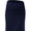 imageLock and Love Womens Stylish Comfy Floor Length Flar Long Maxi SkirtWb296navy