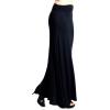 imageLock and Love Womens Stylish Comfy Floor Length Flar Long Maxi SkirtWb296navy