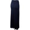 imageLock and Love Womens Stylish Comfy Floor Length Flar Long Maxi SkirtWb296navy