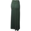imageLock and Love Womens Stylish Comfy Floor Length Flar Long Maxi SkirtWb296olive