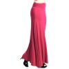 imageLock and Love Womens Stylish Comfy Floor Length Flar Long Maxi SkirtWb296pink
