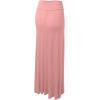 imageLock and Love Womens Stylish Comfy Floor Length Flar Long Maxi SkirtWb296pink