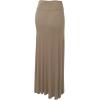 imageLock and Love Womens Stylish Comfy Floor Length Flar Long Maxi SkirtWb296taupe