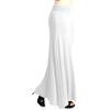 imageLock and Love Womens Stylish Comfy Floor Length Flar Long Maxi SkirtWb296white