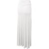 imageLock and Love Womens Stylish Comfy Floor Length Flar Long Maxi SkirtWb296white