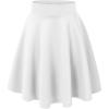 imageLL Womens Flirty Flare Skirt  Made in USAWb829white