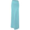 imageLock and Love Womens Stylish Comfy Floor Length Flar Long Maxi SkirtWb296aqua