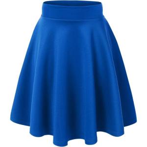 imageLL Womens Flirty Flare Skirt  Made in USAWb829royalbrite