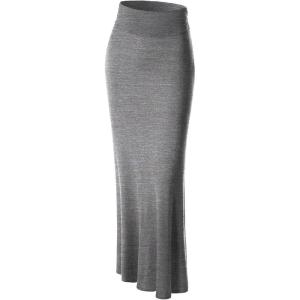 imageLock and Love Womens Stylish Comfy Floor Length Flar Long Maxi SkirtWb296hdg